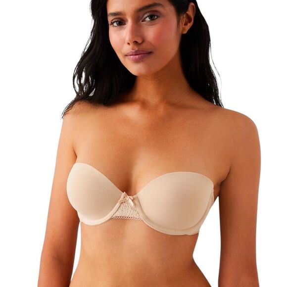 B. Tempt’d by Wacoal Modern Method Strapless Bra beige size 32C - Picture 1 of 7
